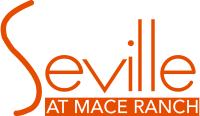 Seville at Mace Ranch Logo orange text